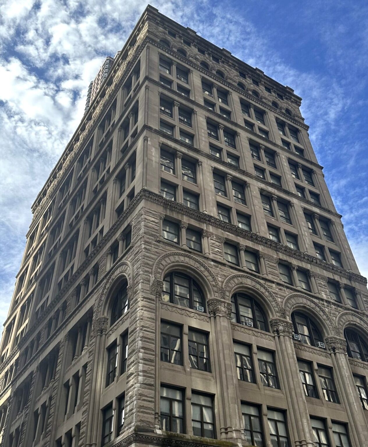 Exterior of 305 Broadway in Manhattan, office of Betts Diplas PLLC